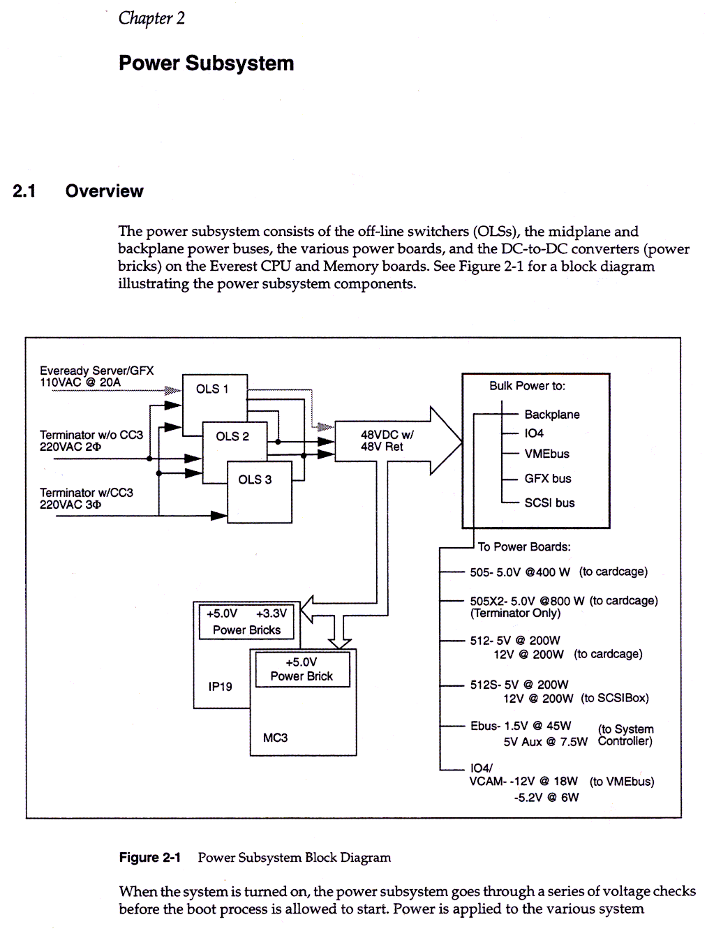 Power Subsystem, 2-1