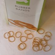 Unused 500g Box of Small Rubber Bands