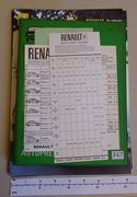 Collection of Vintage Renault Car Documents and Manual