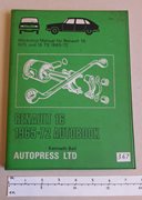 Collection of Vintage Renault Car Documents and Manual