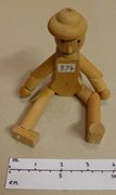 Strung Wooden Figure Ornament