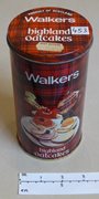 Vintage Empty Walkers Highland Oatcakes Tin