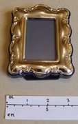 Unused Small Polished Brass Ornate Picture Frame