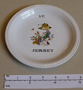 Small Jersey Souvenier Plate