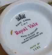 Royal Vale English Bone China Teacup and Saucer