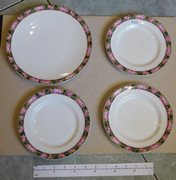 Royal Albert Main Plate and Three Side Plates