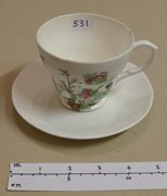 Mayfair Fine Bone China Teacup and Saucer