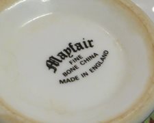 Mayfair Fine Bone China Teacup and Saucer