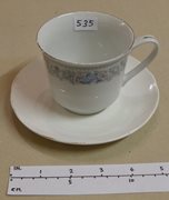 Mixed Fine Bone China Teacup and Saucer