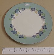 Delphatic Ware Blue Foral Side Plate