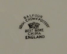 Balfour Royal Crown Pottery Side Plate