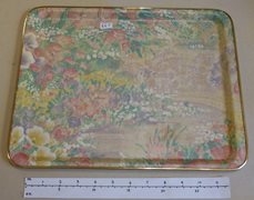 Floral Painted Tea Tray