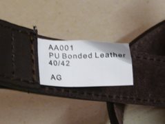 Unused Brown Leather Belt