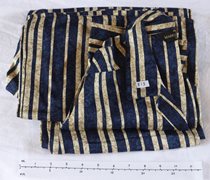 Unused M&S Navy Striped Pyjama Set