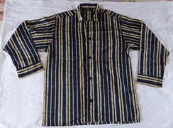 Unused M&S Navy Striped Pyjama Set