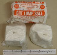 Two Blocks of Traditional Lump Salt