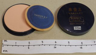 'Yardley Perfect Finish' Warm Apricot Makeup Powder