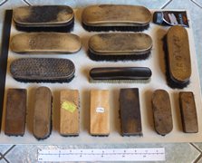 Large Collection of Vintage Shoe Brushes