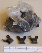 Bag of Black Metal Fixing Clips