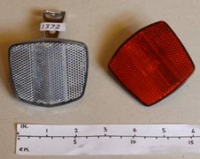 Unused Vintage Bicycle Front and Rear Reflectors