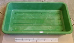 Large Green Gravel/Seed Garden Tray