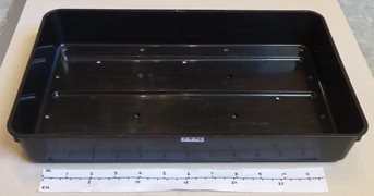 Large Black Gravel/Seed Garden Tray