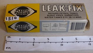 Unused 'Plastic Padding' Leak Repair Kit