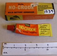 Partly Used Vintage Tube of 'Holts No-Crode' Anti Battery Corrosion Paste