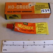 Partly Used Vintage Tube of 'Holts No-Crode' Anti Battery Corrosion Paste