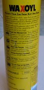 Unused Can of 'Waxoyl' Rustproofing Spray for Cars