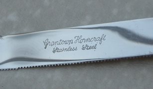 Horn-handled Cake Slicer and Cheese Knife