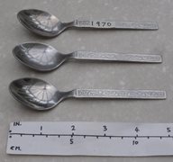 Three Vintage Teaspoons