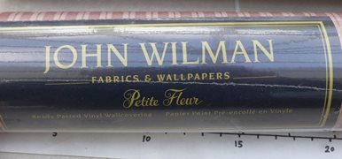 Two Unused Vintage Rolls of John Willman Vinyl Wallpaper