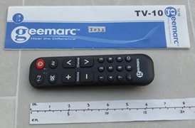 Gemarc Simplified Universal TV Remote Control, Model TV-10