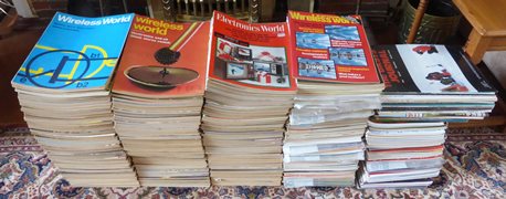 Large Collection of Vintage and Modern Wireless World, Electronics World, and Electronics & Wireless World Magazines