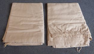 Vintage Pair of Traditional Large Curtains