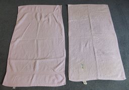 Used Pink Towel Set