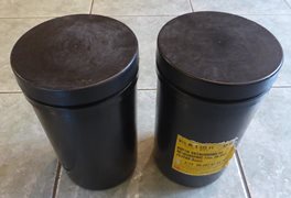 Two Large Original Kodak Storage Tubs