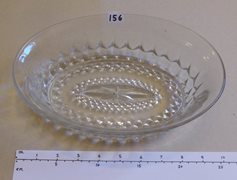 Vintage Ornate Glass Trifle/Desert Bowl