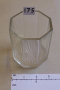 Small Octagonal Glass Jar