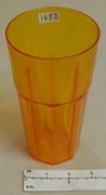 Tall Orange Plastic Beaker