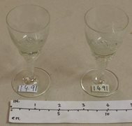Pair of Small Wine Glasses