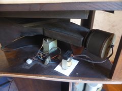Vintage Home-made Folded Horn Speaker
