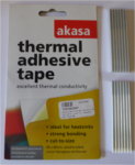 Adhesive tape pack with heatsinks.