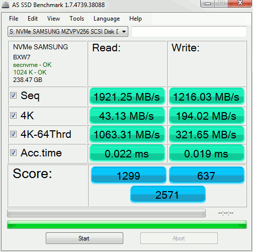 AS-SSD Main Test